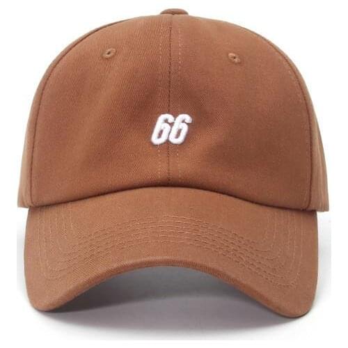 66 Number Embroidery Cotton Casquette Baseball Cap Adjustable Snapback Hats for Men and Women 14