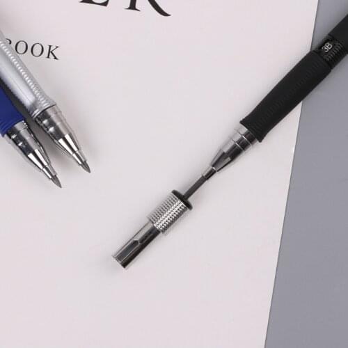 2.0mm 2B Lead Holder Automatic Mechanical Drawing Pencil Draughting Stationery