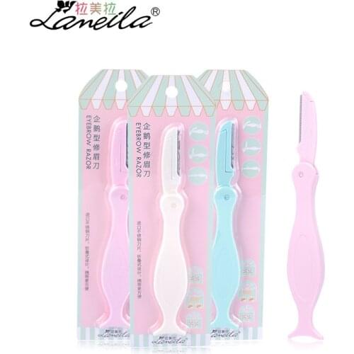 Lameila Foldable Eyebrow Knife A- line Eyebrow Eyebrow Tool Scraper ti mei dao Beauty Tool A0892