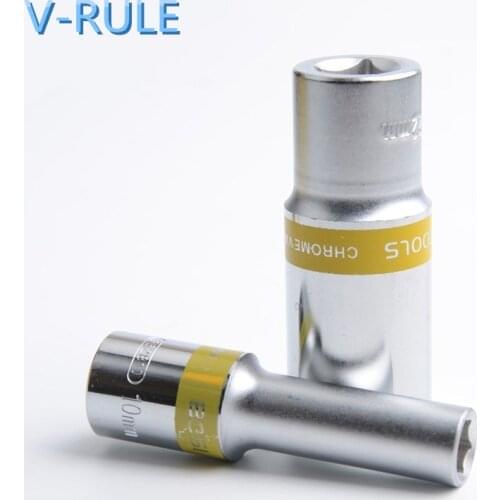 1Pcs Metric 27mm 6 Point Double Color Long Socket CR-V Steel 1/2" Drive Wrench