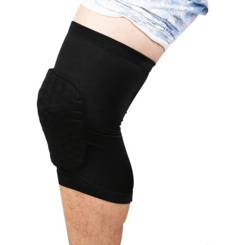 Kids Adult Pad Basketball Leg Knee Short Sleeve Protector Gear Crashproof