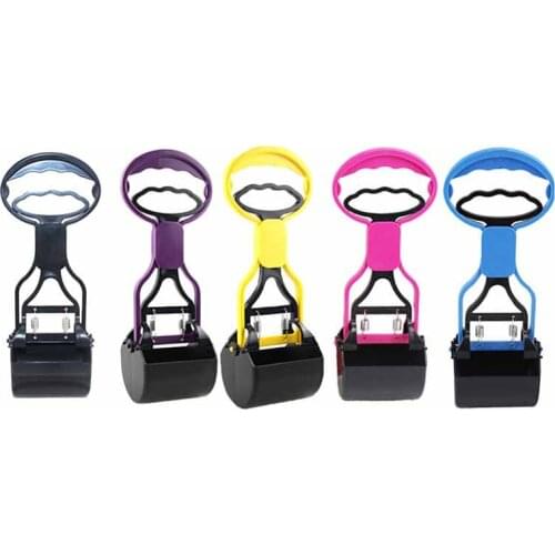 Pet Pooper Scooper Long Handle Jaw Poop Scoop Clean Pick Up Animal Waste Dog Puppy Cat Waste Picker Cleaning Tools Outdoor