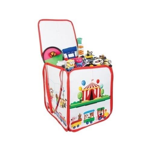 Vip Home Concept Folding Toy Storage Basket Toy Box Toy Basket