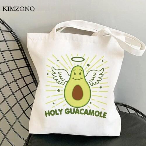 Avocado shopping bag grocery shopper reusable bolsas de tela bag bolsas reutilizables tote cabas