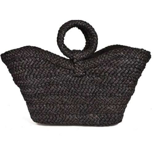 Pure natural straw bag 6-color beach female large capacity travel shopping bag ladies hand bags