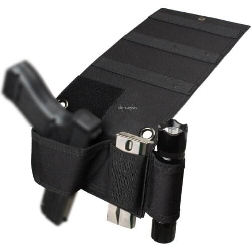 Tactical Military Gun Holster Hunting Shooting Paintball Airsoft Cs Universal Gun Holster Concealed Car Seat Pistol Holsters