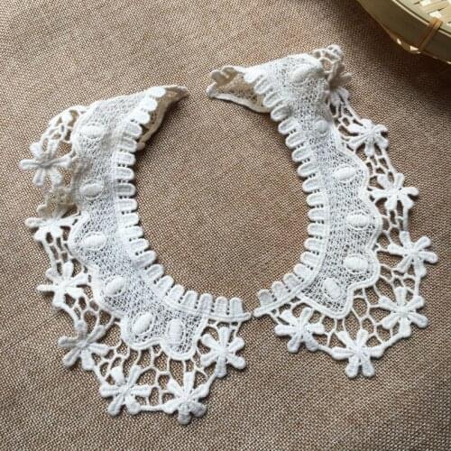 Water-Soluble Lace Accessories Collar Cotton Decoration Clothes Collar