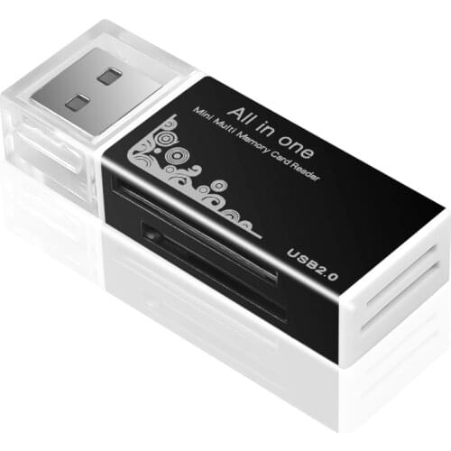All In 1 USB 2.0 Multi TF / SD / Micro SD / MS /Micro MS Memory Card Reader
