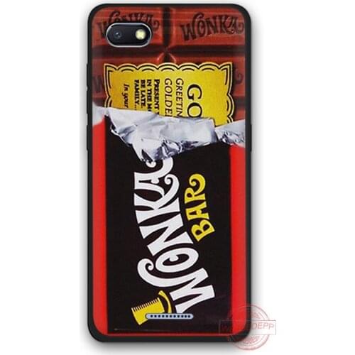 WEBBEDEPP Willy Wonka Bar Chocolate Soft Anti-Drop Phone Case for Redmi Note 9 Pro Max 9S 4X 5A Prime 5 6 7 8 Pro 8T