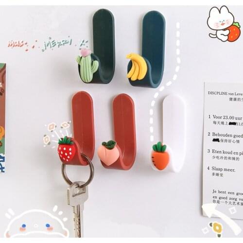 2pcs Punch-free Cute Adhesive Hook Bathroom Wall Hook Clothes Hanger Key Wall Coat Hook Towel Rack Accessories Home Decor