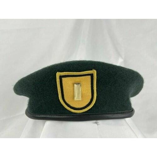 US Army 1th Special Forces Group Green Beret Second Lieutenant Rank Military Hat Military Store