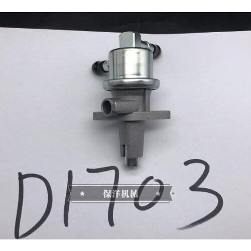 Free shipping for Kubota KX135-3S U30-5 U35 Excavator Kubota D1703 engine hand oil pump