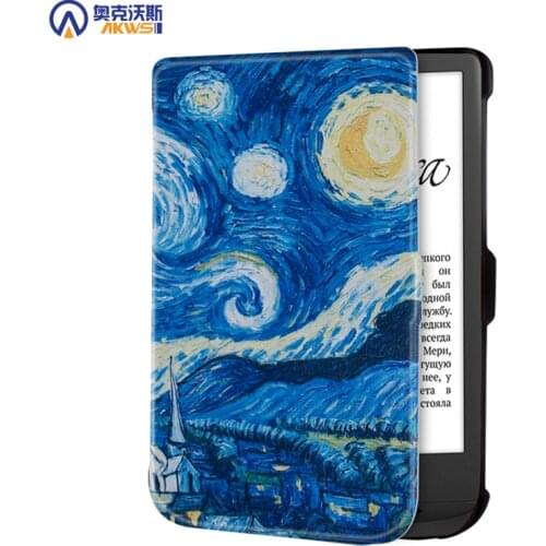 For Pocketbook Touch Lux 5 4 Case for Pocketbook 606 628 633 627 616 632 Color for Touch HD 3 Auto Sleep Capa Slim Funda