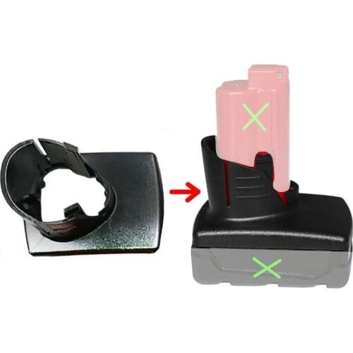 Dawupine M12 Battery Plastic Case Box Parts (no battery cell ) For Milwaukee 12V 48-11-2411 M12 Li-ion Battery Shell Housing