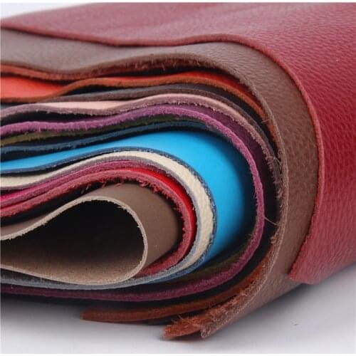 Frst layer cowhide leather thick genuine leather good for leather carving cowhide leather lots color choice