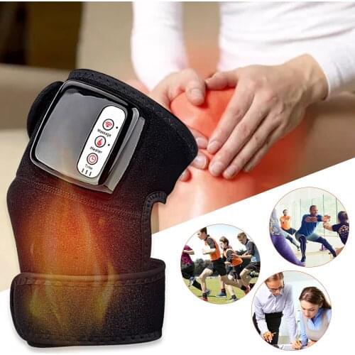 Infrared Electric Heating knee Pads Joint Massager Elbow Shoulder Legs Magnetic Vibration Physiotherapy Instrument Pain Relief
