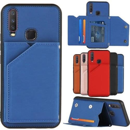 PU Leather Case For Vivo Y17 Y15 Y12 U3x Flip Funda Wallet Cover for Vivo Y11 2019 1906 1902 Stand Cards Holder Coque
