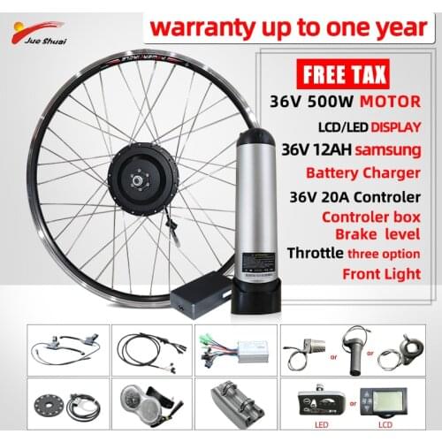 500W Electric Bike Kit with Lithium Battery 36v 12ah SAMSUNG MTB CIty E bike 20 24 26 27.5 29 inch electric bicycle