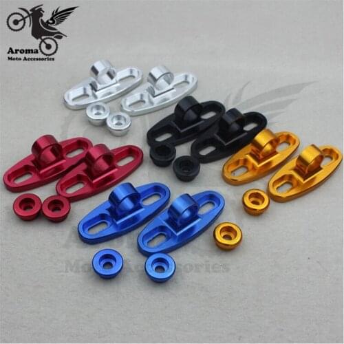 CNC moto mounting clamp brackets for honda bike side mirror bicycle hot motorbike rearview mirror holder motorcycle mirror mount