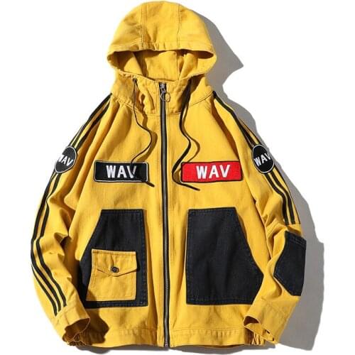 Jacket Men Fashion New Autumn Winter Hip Hop Jackets Male Retro 100% Cotton Streetwear Casual Denim Jacket Coat