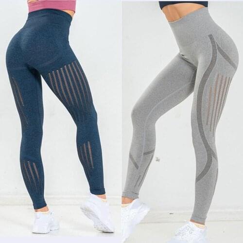 Women Seamless Leggings for Fitness Push Up Yoga Pants High Waist Sport Trouser Workout Running Pant Women Stretch Gym Leggings