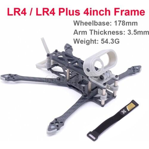 LR4 / LR4 Plus 4inch 178mm Carbon Fiber FPV Frame Kits Explorer for RC FPV Racing Freestyle LR4 4 inch Micro Long Range Drones