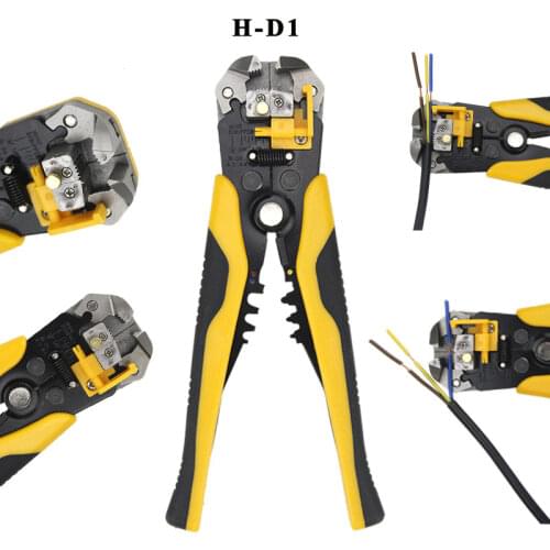 Multi tools pliers stripper cutter cable wire capability 0.25-6mm2 H-D1 crimper acutomatic electrical repair tools