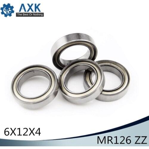 MR126ZZ Bearing ABEC-5 (10PCS) 6*12*4 mm Miniature MR126Z Ball Bearings MR126 ZZ L-1260ZZ