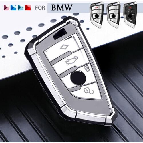 Soft TPU Car Remote Key Case Cover Fob Bag Holder Shell For BMW X1 X2 X3 X5 X6 2 5 6 7 Series Car Accessories