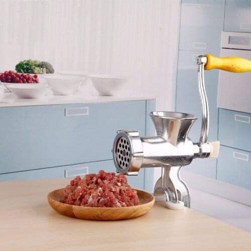 Manual Mincer Meat Grinder Food Sausage Maker Gadget Spice Chili Grinding Machine Aluminum Alloy Mincer House Kitchen Tool