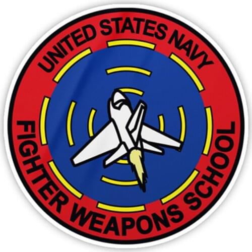 S50240# 10/13/15/17CM Personality PVC Decal Fighter Weapons Schools Waterproof Car Sticker on Motorcycle Laptop Decorative