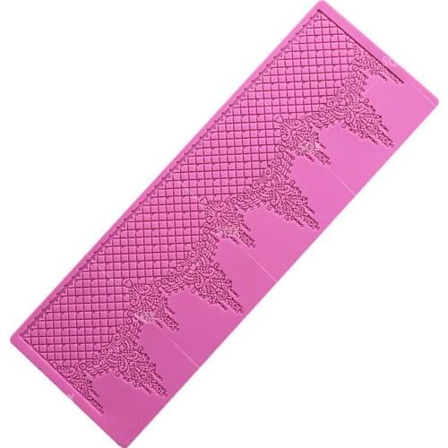 Cake Mesh Stencils Lace Fondant Mat for Wedding Cake Pastry Baking Tools Moulds Fabric Bakeware Molds LS133