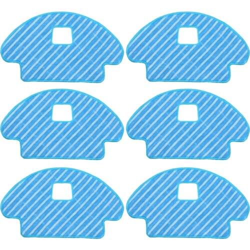 6-piece mop cloth for Ecovacs Deebot Ozmo 930 robot vacuum cleaner accessories