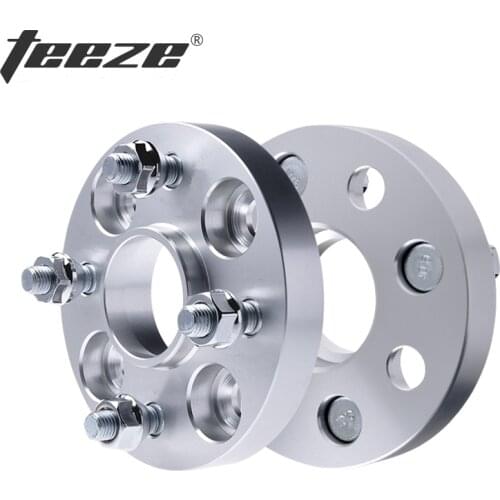 TEEZE-(1PC) Car-styling Aluminum wheels 4x100 57.1 Wheel Spacers Adapters for VW Caddy Jetta Golf 1 2 3 car tires wheel adaptor
