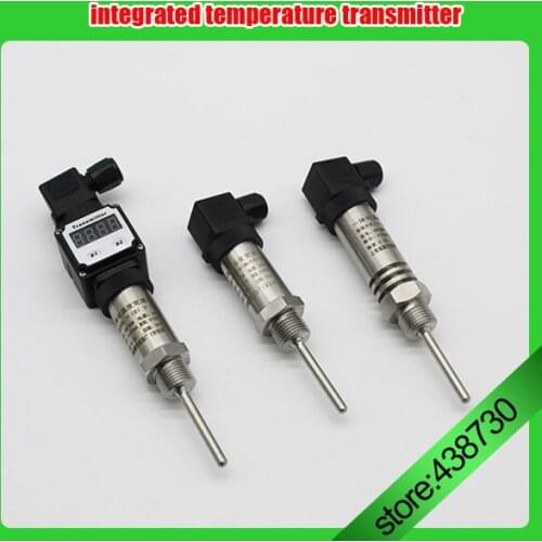 Hessman plug in integrated temperature transmitter 4-20MA sensor module 0-10V 0-5V thermal resistance PT100 digital temperature