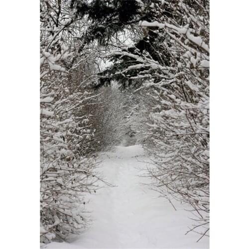 Yeele Photocall Winter Scene Photography Backdrop Props Photozone Snow Forest Baby Portrait Background Photo Studio Photographic