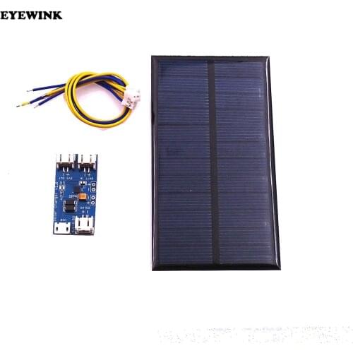 1PCS Mini Mono 110*60MM Solar Panel 5V 60MA for Mini solar panel charging and generating electricity with solar lipo charger
