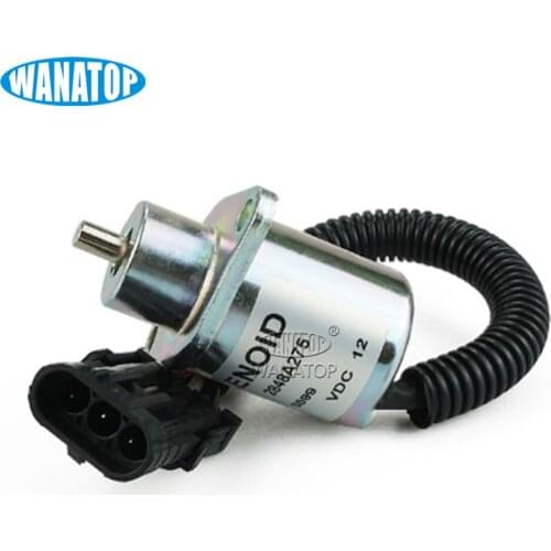 12V Stop Solenoid Value SA-4934-12 2848A279 2848A275 2848A271 1457906 For Perkins UB704