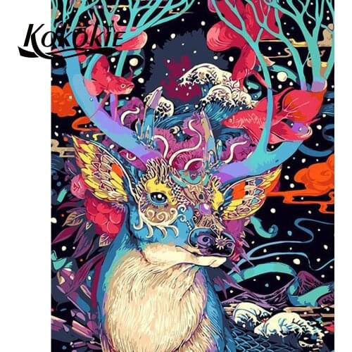 DIY Diamond embroidery decoration 5d diamond painting tools full square picture of Rhinestones elk diamond mosaic crafts gift