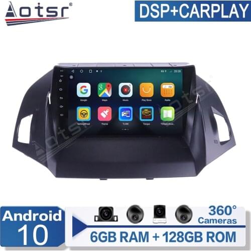 AOTSR-6+128G Android Radio Car Multimedia Video Player For Ford Kuga Escape 12-19 Navigation Multimedia Player Radio