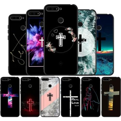 Bible Jesus Christ Christian Black TPU Silicone Soft Phone Case For Honor 8X 9 8 10 20 30 Lite Pro MATE 9 10 20 30 Pro Lite