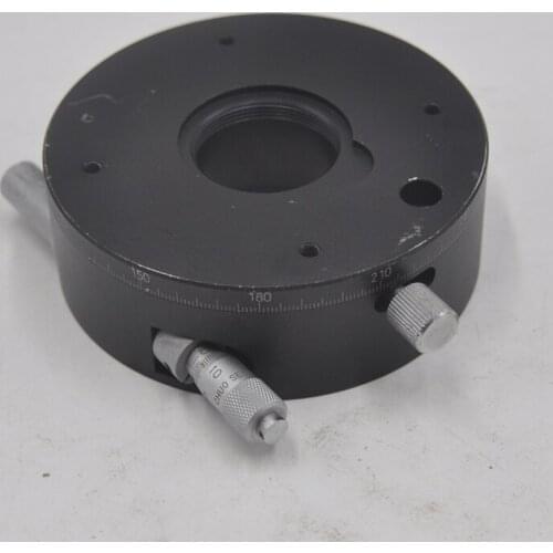 CHOU RS-911T manual optical precision transmission type rotary fine adjustment slide table aluminum alloy