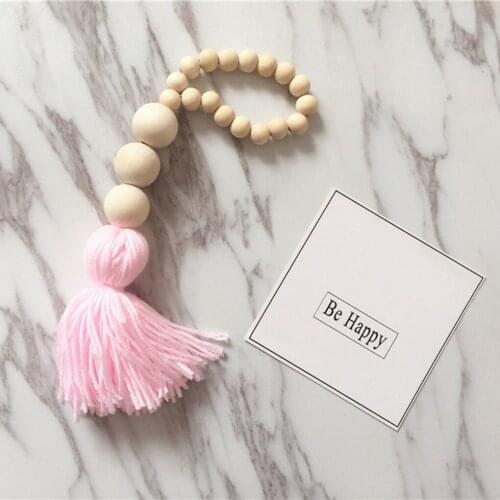 Baby Rattles Mobile Wooden Beads Wind Chimes Bell Toys For Kids Room Bed Hanging Decor Tent Decor Photography Props Gifts