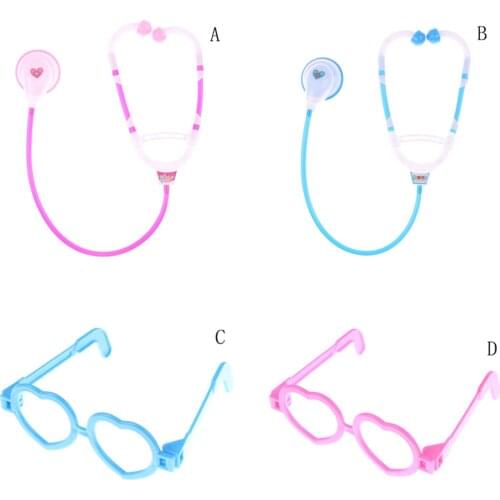 Doctor Play Stethoscope Toys For Child Role Medical Plastic Kit Baby Educational Pretend Classic Gift 11*4.5cm