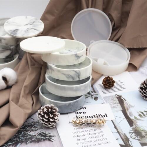 DIY Storage Box Silicone Drop Glue Rotating Overlapping Multi-layer Jewelry Box Storage Box Jewelry Rack Storage Rack