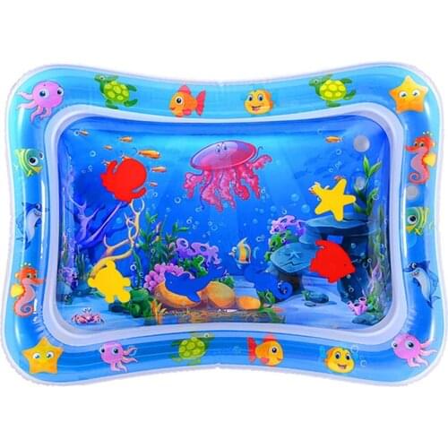 Summer Inflatable Baby Water Mat Fun Activity Play Center Children Infant Safety Cushion Ice Play Mat Early Education Toys SDF