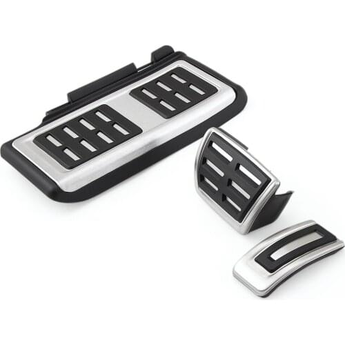 Stainless Steel Car Pedal Foot Rest Pedals Plate Cover for Volkswagen VW Golf 7 MK7 GTI for Skoda Octavia A7 Rapid LHD