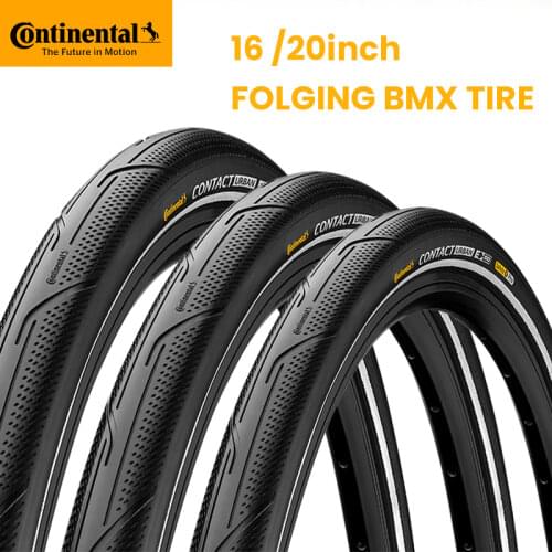 Continental Contact Urban 16 inch / 20 inch Stab-proof Tire for BMX Folding Bike,with Reflective Strip Foldable Tire Bike Tire