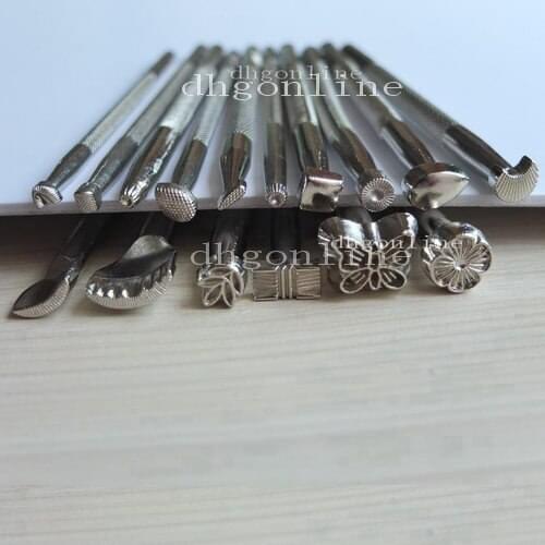Leather basic 16 working saddle making craf tool leather craft stamps stamping Free ship