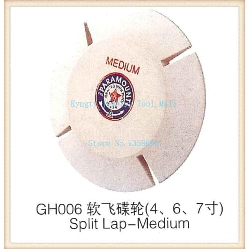 Jewellery making 4 inch Split Lap medium polishing wheel Lapidarists jewerly polishing wheel